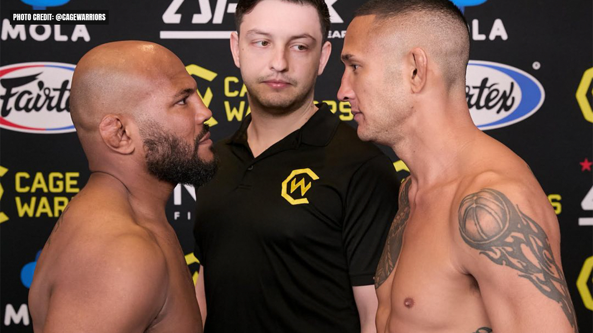 CW 166's weigh-ins just wrapped up at San Diego's Sycuan Casino Resort, setting the stage for tonights showdown.