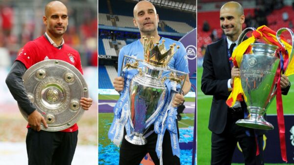 guardiola's managerial seasons