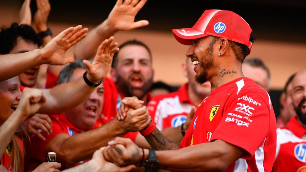 lewis hamilton ferrari win